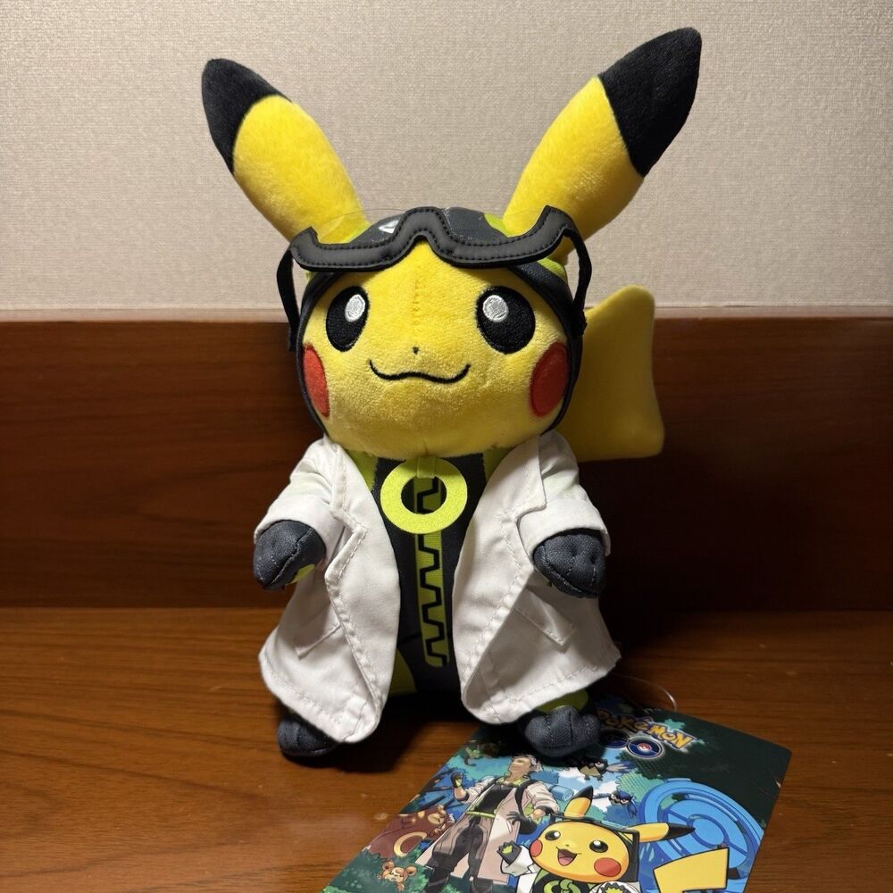 Pokemon Center Pokemon GO 10th Anniversary Professor Willow's Assistant Pikachu